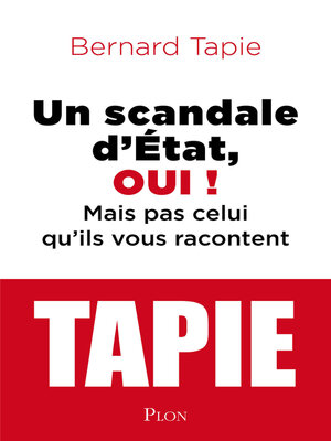 cover image of Un scandale d'Etat, oui !